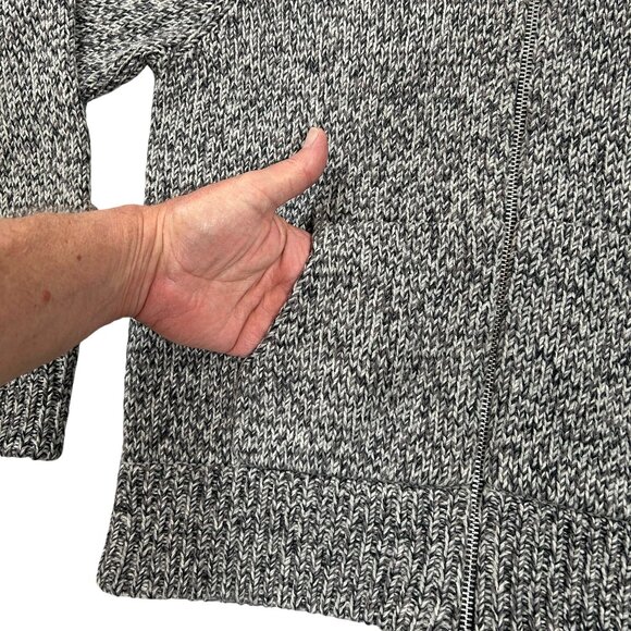 Gap Men's Gray Full Zip Cotton Blend Cardigan Sweater Size L - Picture 4 of 8